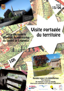 Affiche d'invitation des visites partagées